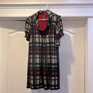Plaid smock dress size XL